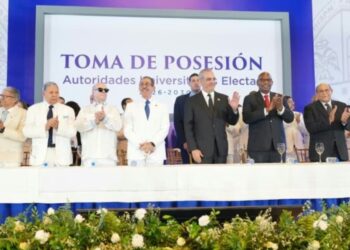 Con la presencial del presidente Abinader,nuevo rector de la UASD, Jorge Asjana asume cargo, para el periodo 2026-2030