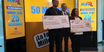 LEIDSA entrega 50 millones a dos ganadores con el Súper Kino TV