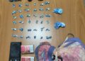 Policía ocupa sustancias narcóticas, armas de fuego y apresa varias personas en flagrante delito en SDN