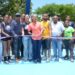 La alcaldesa Betty Gerónimo inaugura parque y cancha en Los Palmares y supervisa obras en distintos sectores