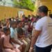 Fundación Juventud por Mi Barrio, Mujeres al Volante y CNTU llevan alegría y útiles escolares a niños de Buenos Aires de Herrera