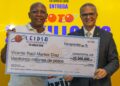 LEIDSA entrega RD$ 25 millones a agente inmobiliario ganador del Loto