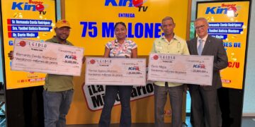 LEIDSA entrega RD$75 millones a tres nuevos ganadores de Súper Kino TV