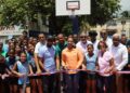 Alcaldesa Betty Gerónimo entrega remozamiento de cancha en Sabana Perdida y encabeza recorrido de supervisión de obras