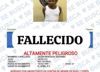 Apodado “Javielito”, quien era buscado por tentativa de homicidio en El Seibo, fallece tras enfrentar a miembros policiales que le daban persecución