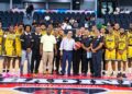 Mario Chabebe reafirma su respaldo al baloncesto distrital en partido donde el Barias derrota a Huellas del Siglo