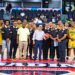 Mario Chabebe reafirma su respaldo al baloncesto distrital en partido donde el Barias derrota a Huellas del Siglo